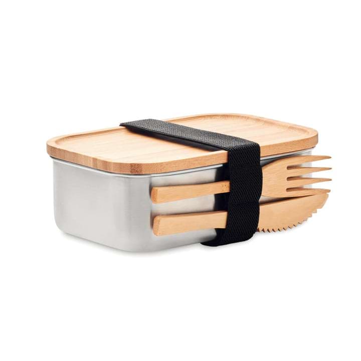 Favori – Sustainable Gift Set of Flask & Lunch Box detail 2