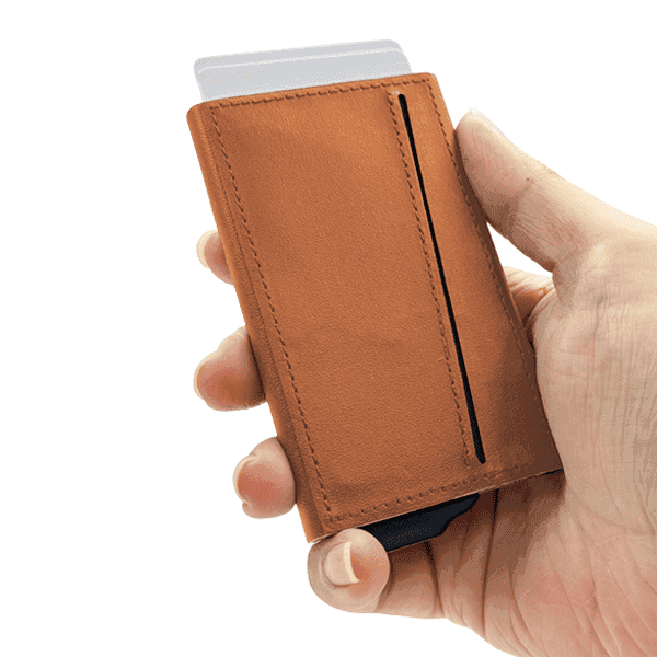 Fermel – RFID Magnetic Reycled PU Card Holder detail 3