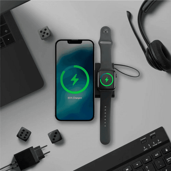 FluxCharge Pro – 15W Powerbank with Watch Charger detail 7