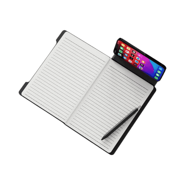 Foldex – A5 Notebook with Phone Stand & Ruler detail 2