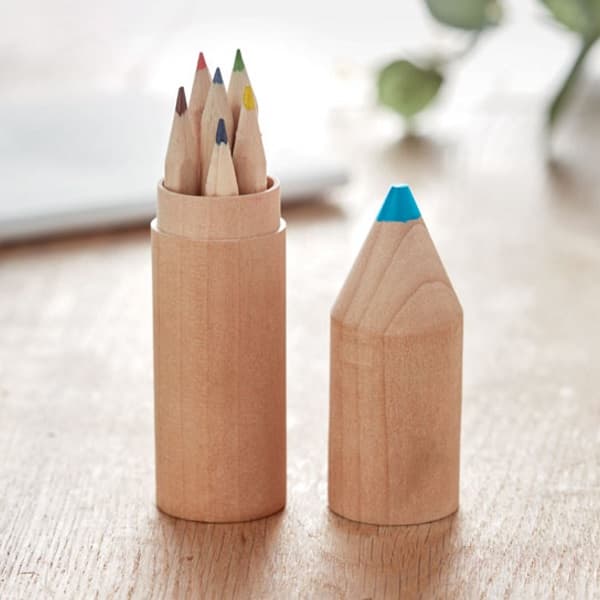Forisha – 6 Pc Wooden Pencil Set detail 2