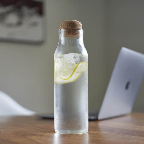 Corkaro – Glass Bottle with Cork Lid detail 2