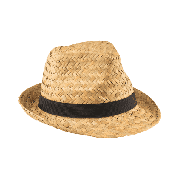 Gorra – Straw Hat with Polyester Band detail 2