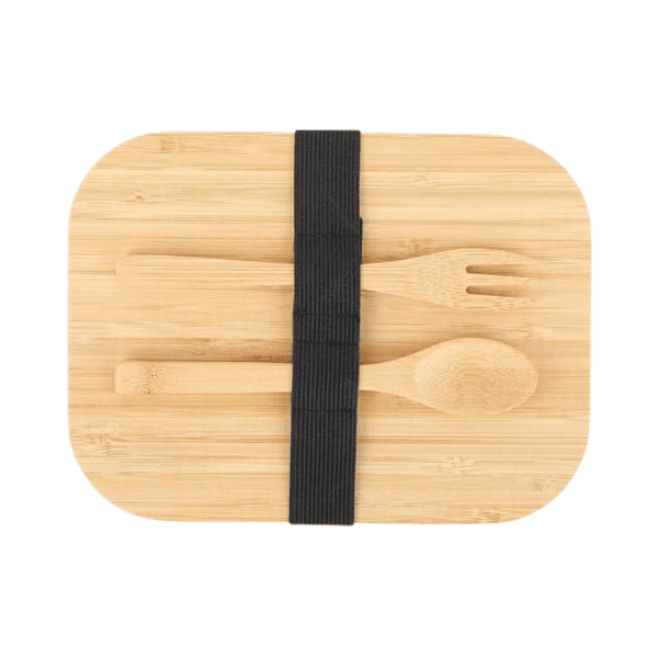 Havanna – Glass Lunch Box with Bamboo Cutlery detail 3
