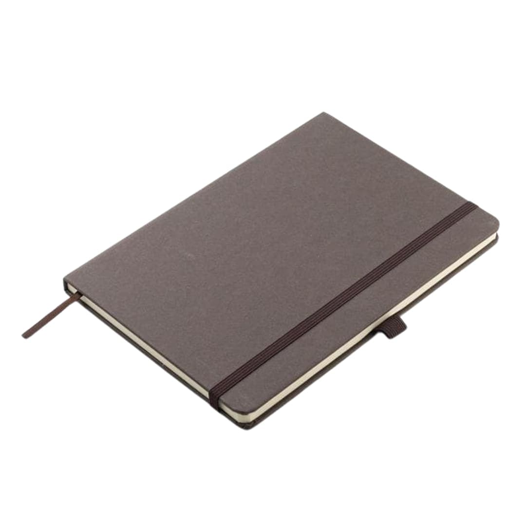 ABULA - eco-neutral® A5 Hard Cover Notebook & Pen Set - Coffee Paper detail 2