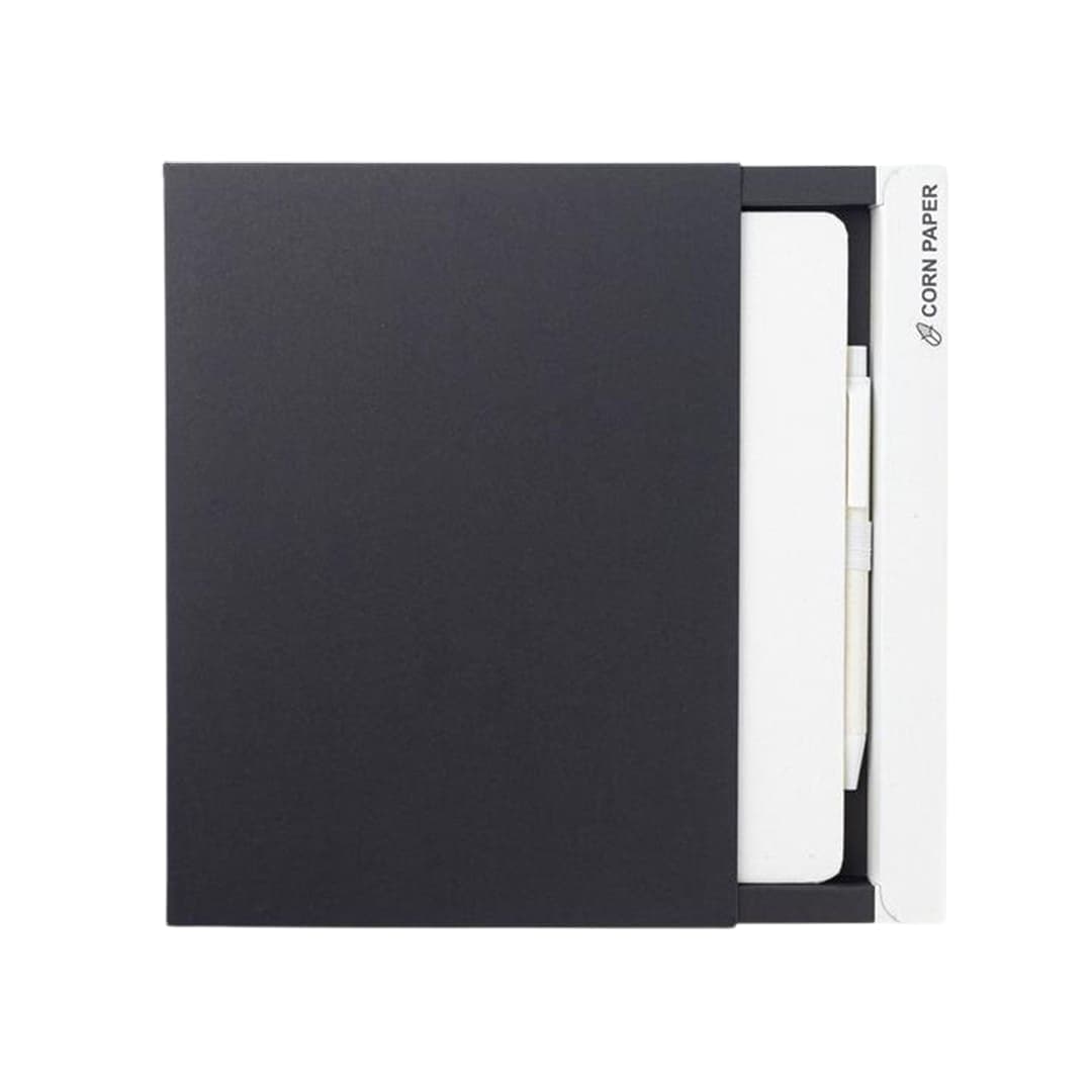 ABULA - eco-neutral® A5 Hard Cover Notebook & Pen Set - Corn Paper detail 7