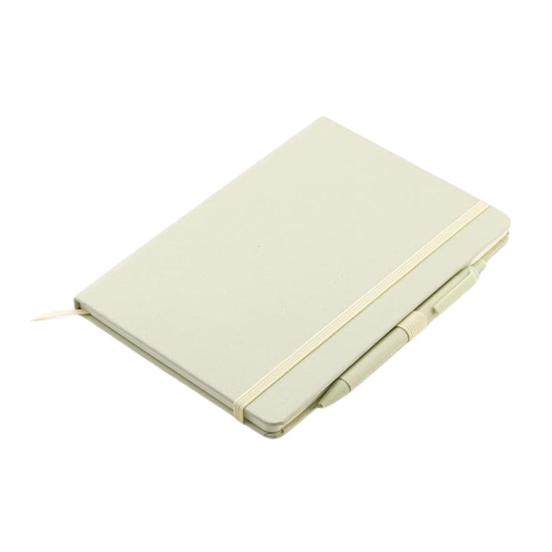 ABULA - eco-neutral® A5 Hard Cover Notebook & Pen Set - Kiwi Paper detail 2