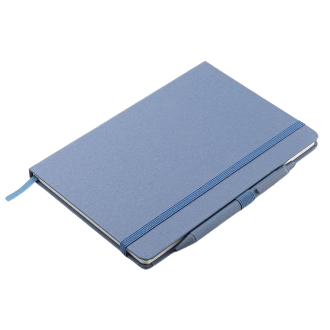 ABULA - eco-neutral® A5 Hard Cover Notebook & Pen Set - Lavender Paper detail 2