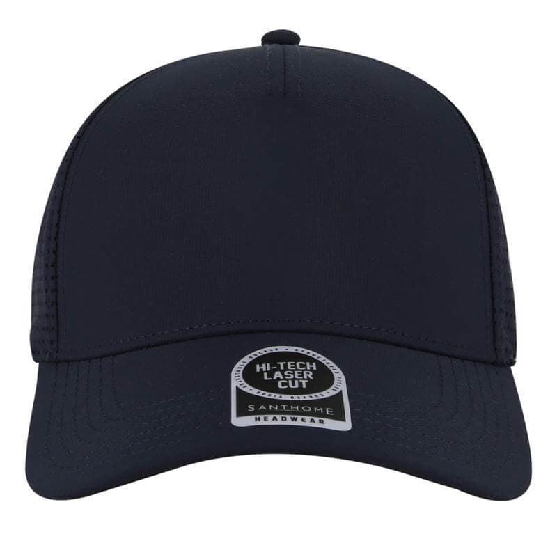 ACE - Santhome 5 Panel DryNCool® Sports Cap - Black detail 6