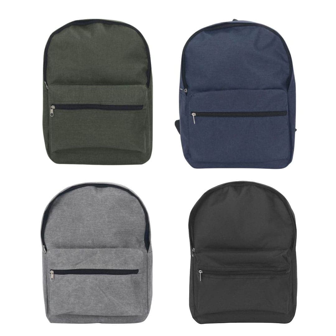 AKBEZ - Promotional 15" 300D Polyester Backpack - Black detail 4