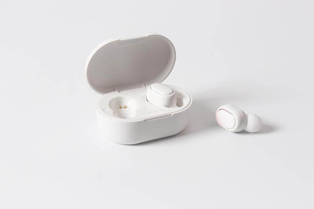 ALAVUS - RCS standard recycled plastic TWS Wireless Earbuds - White detail 2