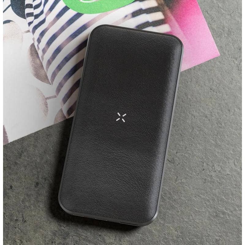 ALBECK - Recycled Leather 10000mAh PD Powerbank - Black detail 2