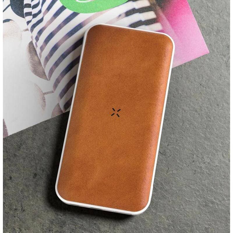 ALBECK - Recycled Leather 10000mAh PD Powerbank - White/Tan detail 2
