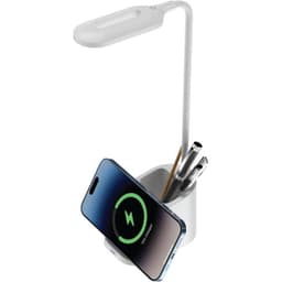 ALMERE - Giftology 3-in-1 Desk Lamp with 15W Wireless Charger & Pen Holder White
