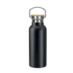 ALMERIA - Giftology Double Wall Stainless Steel Bottle 500ml Black