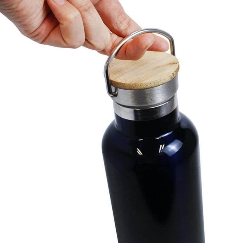 ALMERIA - Giftology Double Wall Stainless Steel Bottle 500ml - Black detail 3