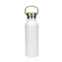 ALMERIA - Giftology Double Wall Stainless Steel Bottle 500ml White