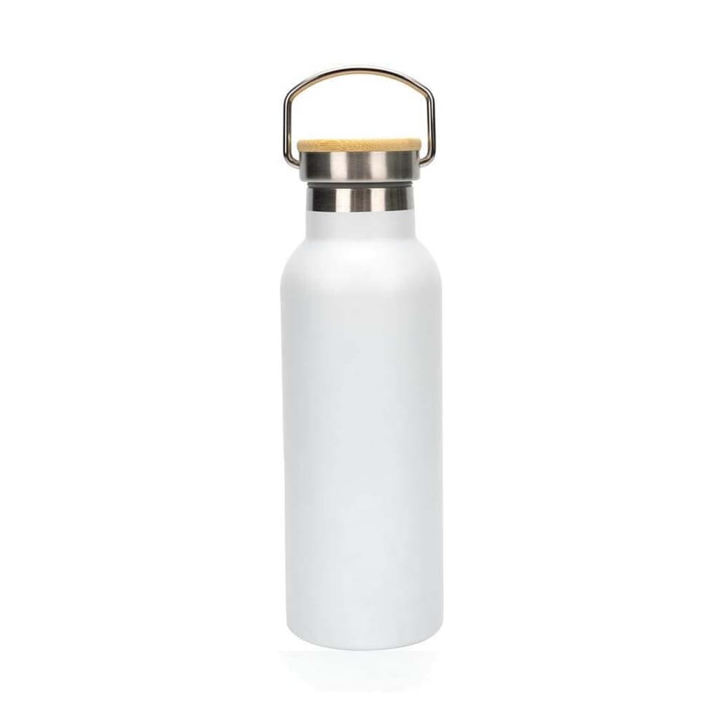 ALMERIA - Giftology Double Wall Stainless Steel Bottle 500ml - White corporate gift