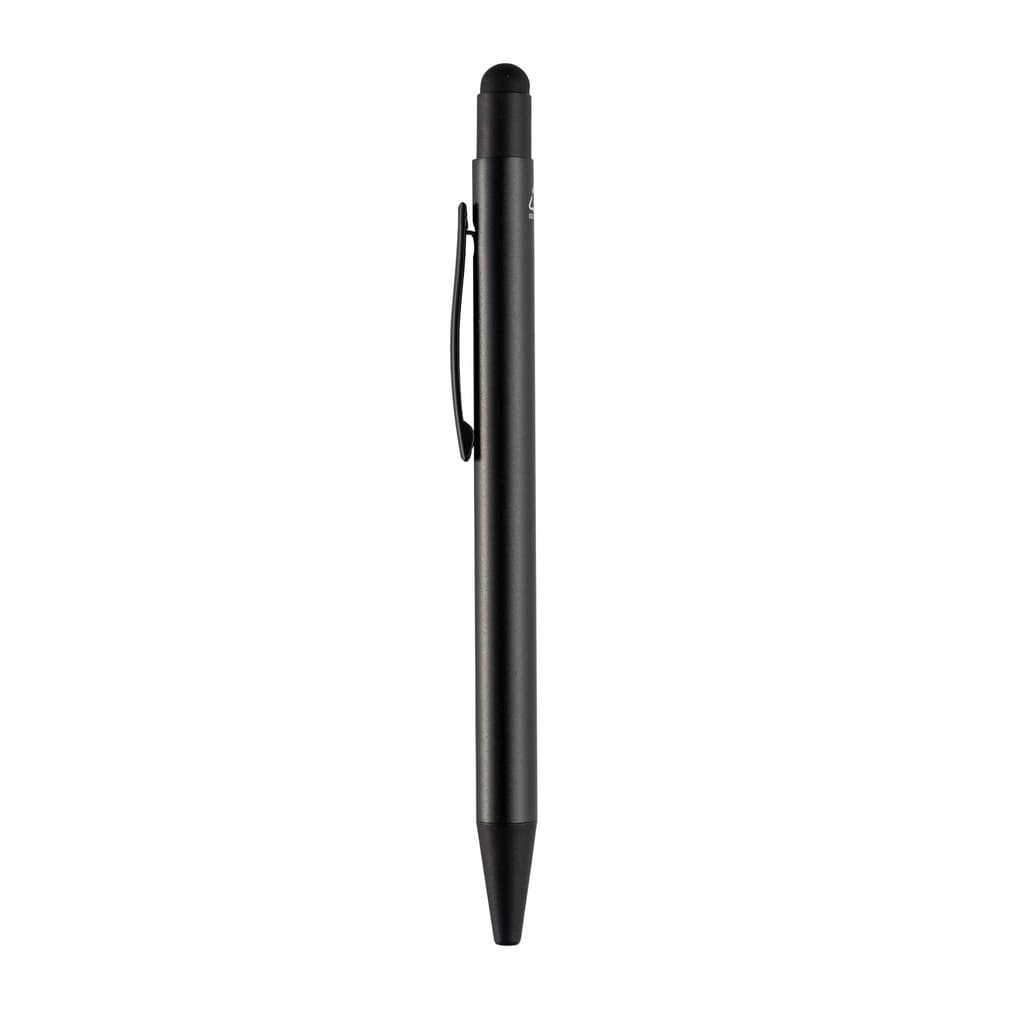 ANGLA - Gift Set of RCS Recycled Aluminium Pen and Keychain - Black detail 5