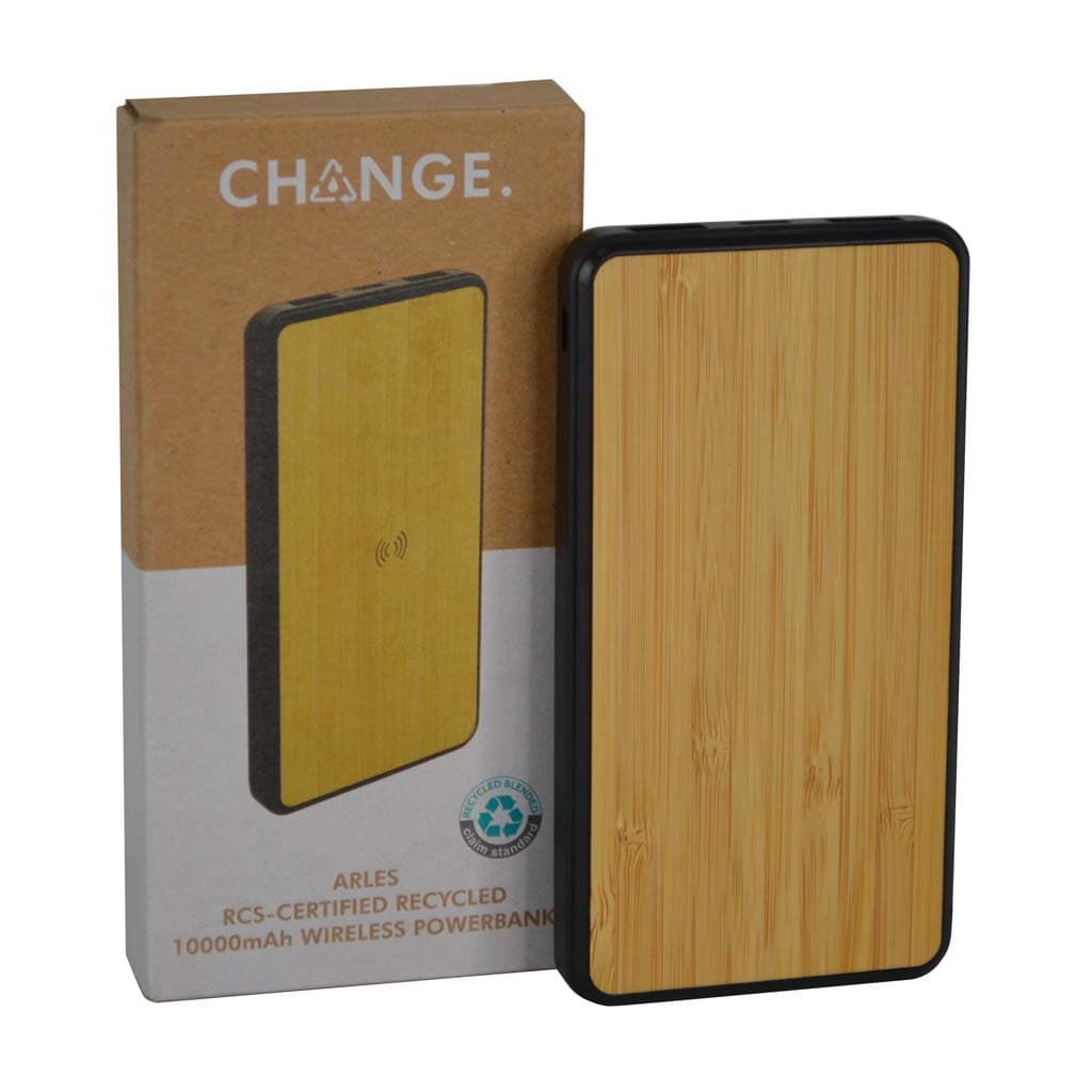 ARLES - CHANGE Collection RCS Recycled 10000mAh Wireless Powerbank detail 6