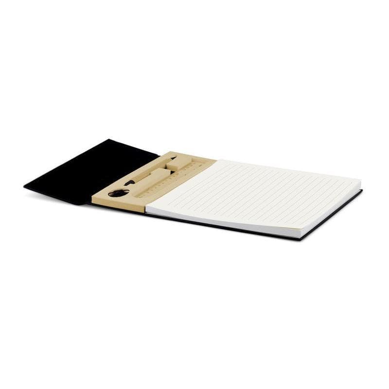 ARSLEV - A4 Ruled Desk Notepad with Pen, Ruler and U-clips detail 4