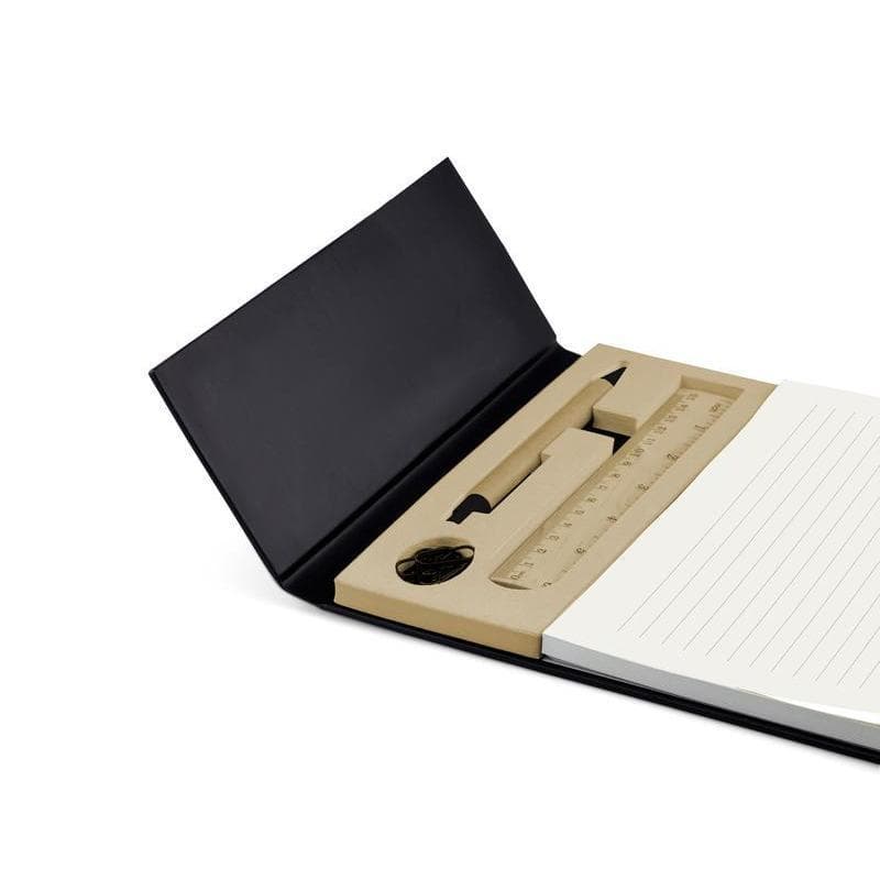 ARSLEV - A4 Ruled Desk Notepad with Pen, Ruler and U-clips detail 5