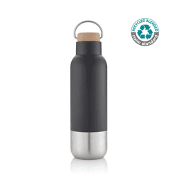 AVERSA - Hans Larsen RCS Recycled Stainless Steel Insulated Water Bottle Black