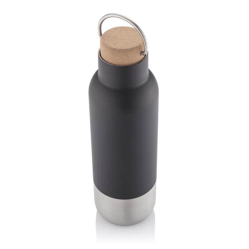 AVERSA - Hans Larsen RCS Recycled Stainless Steel Insulated Water Bottle - Black detail 2