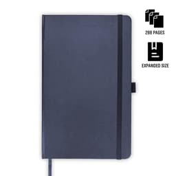 BARON - Santhome Expanded A5 Hard Cover Notebook Navy Blue