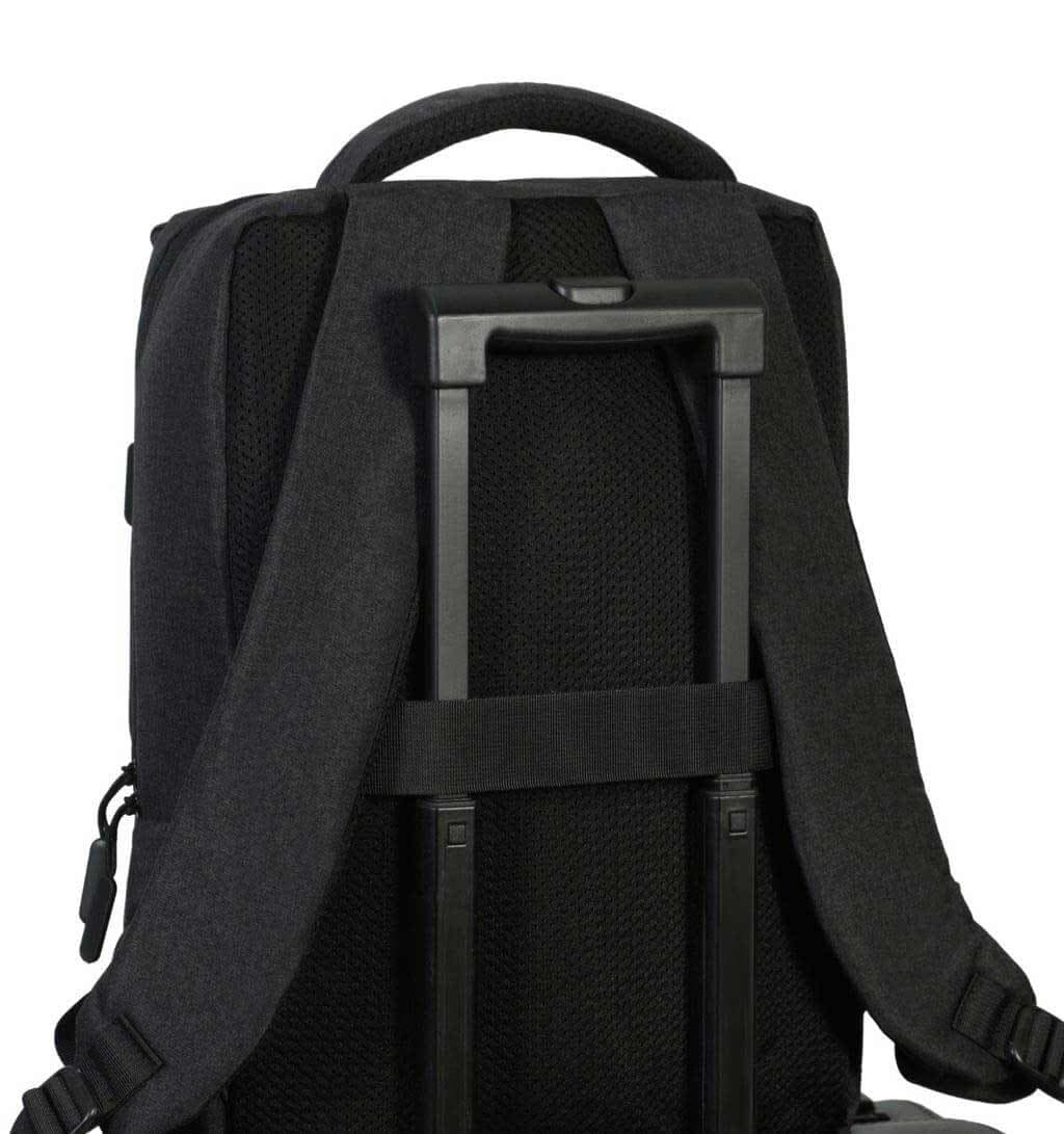 BARUTH - Giftology GRS-certified Recycled RPET Backpack - Black detail 4