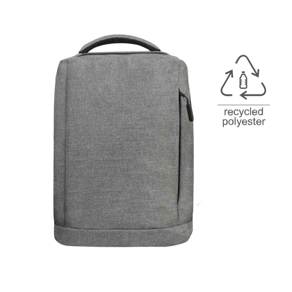BARUTH - Giftology GRS-certified Recycled RPET Backpack - Grey corporate gift