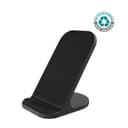 BASEL - @memorii Recycled 10W Wireless Charger Phone Stand Black