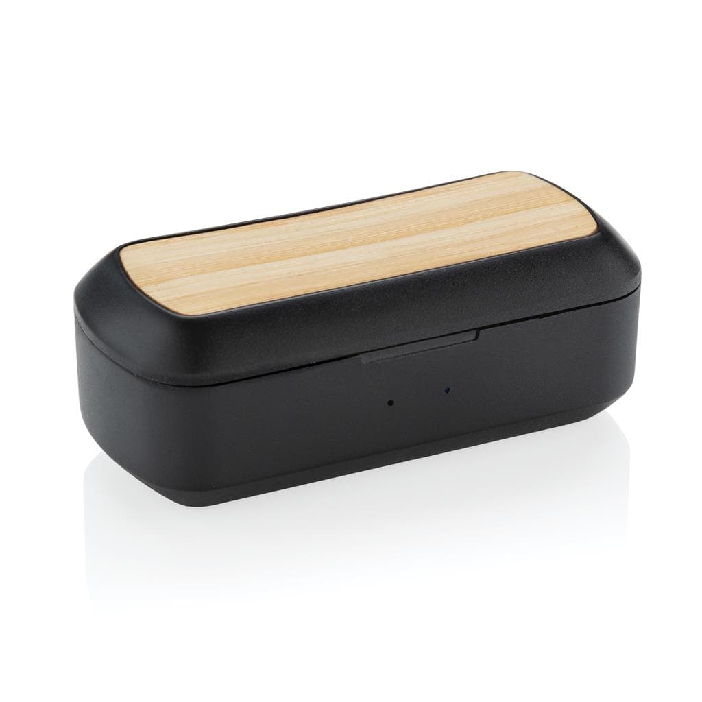 BEBRA - XD Bamboo Free Flow TWS Earbuds in Charging Case - Black detail 2
