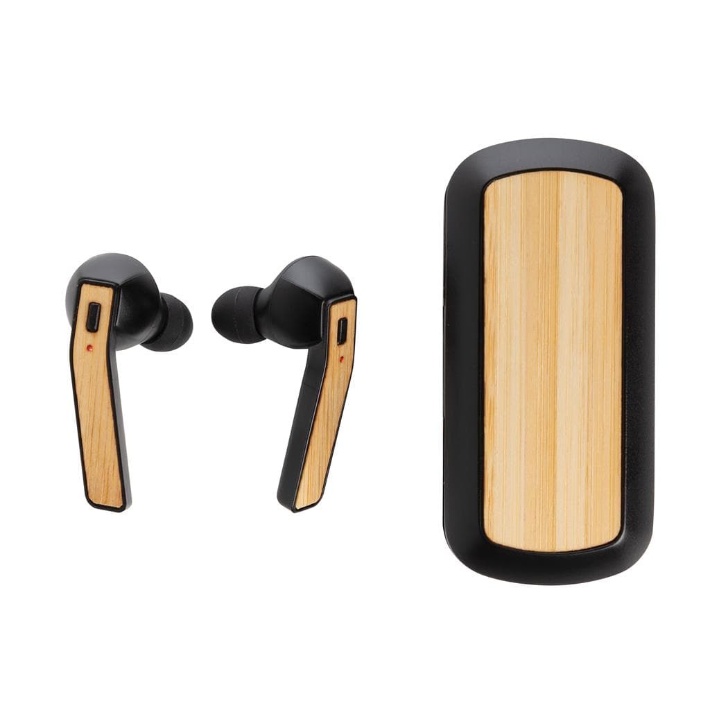 BEBRA - XD Bamboo Free Flow TWS Earbuds in Charging Case - Black detail 3