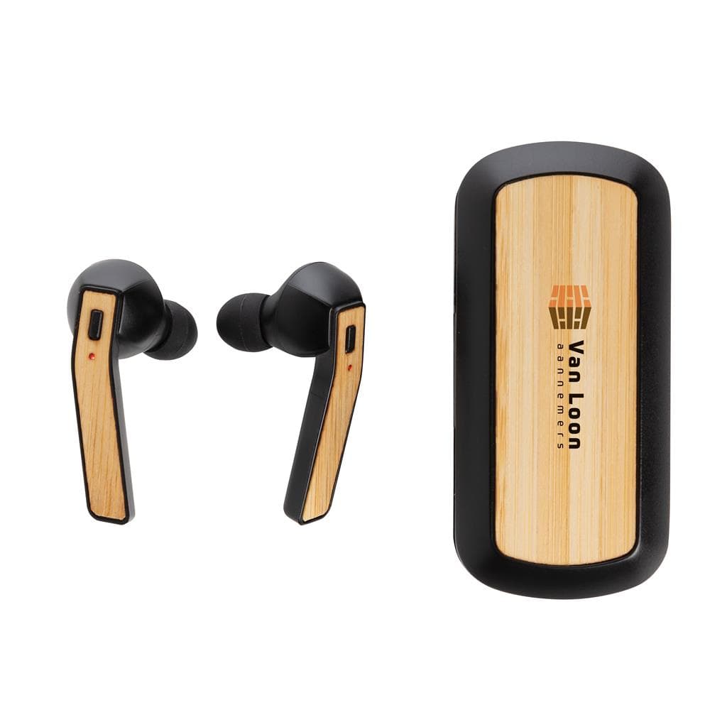 BEBRA - XD Bamboo Free Flow TWS Earbuds in Charging Case - Black detail 4