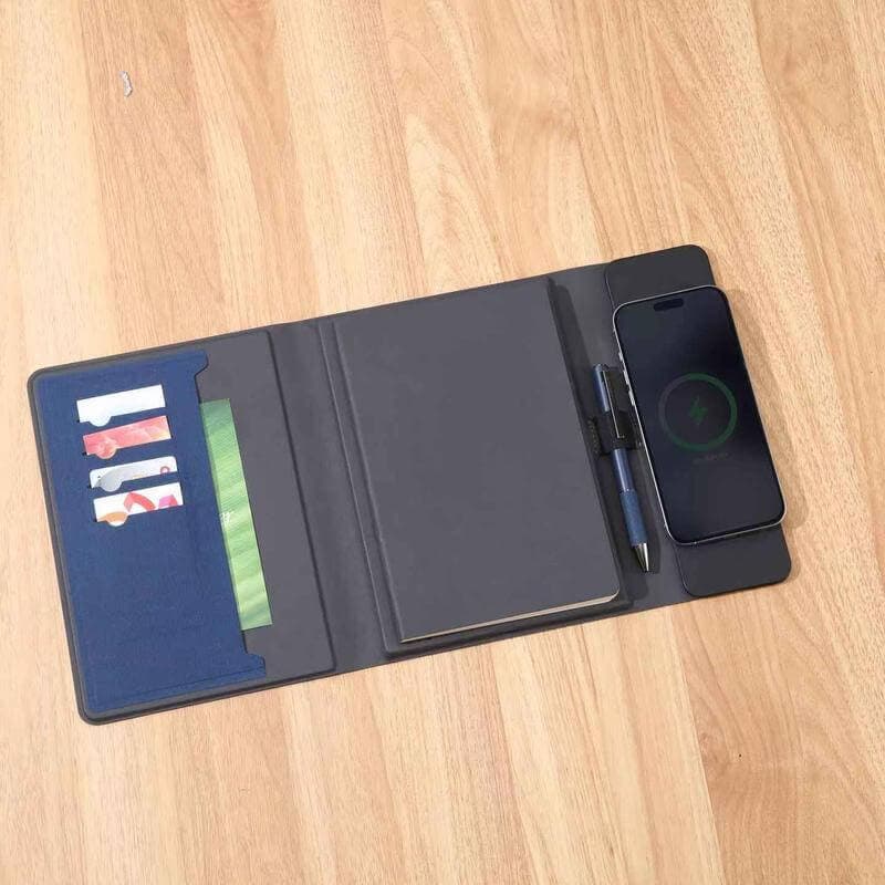 BERGMUND - Santhome 10000mAh Mag Wireless Powerbank Portfolio - Navy detail 7