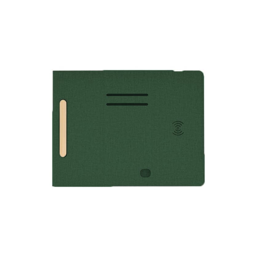 BLACE - CHANGE ZERO Recycled PU 15W Wireless Mousepad & Desk Organizer - Green detail 2