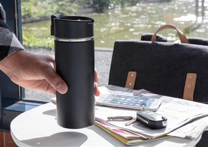 BOGOTA - XDXCLUSIVE Stainless Steel Coffee Tumbler With Ceramic Coating detail 6
