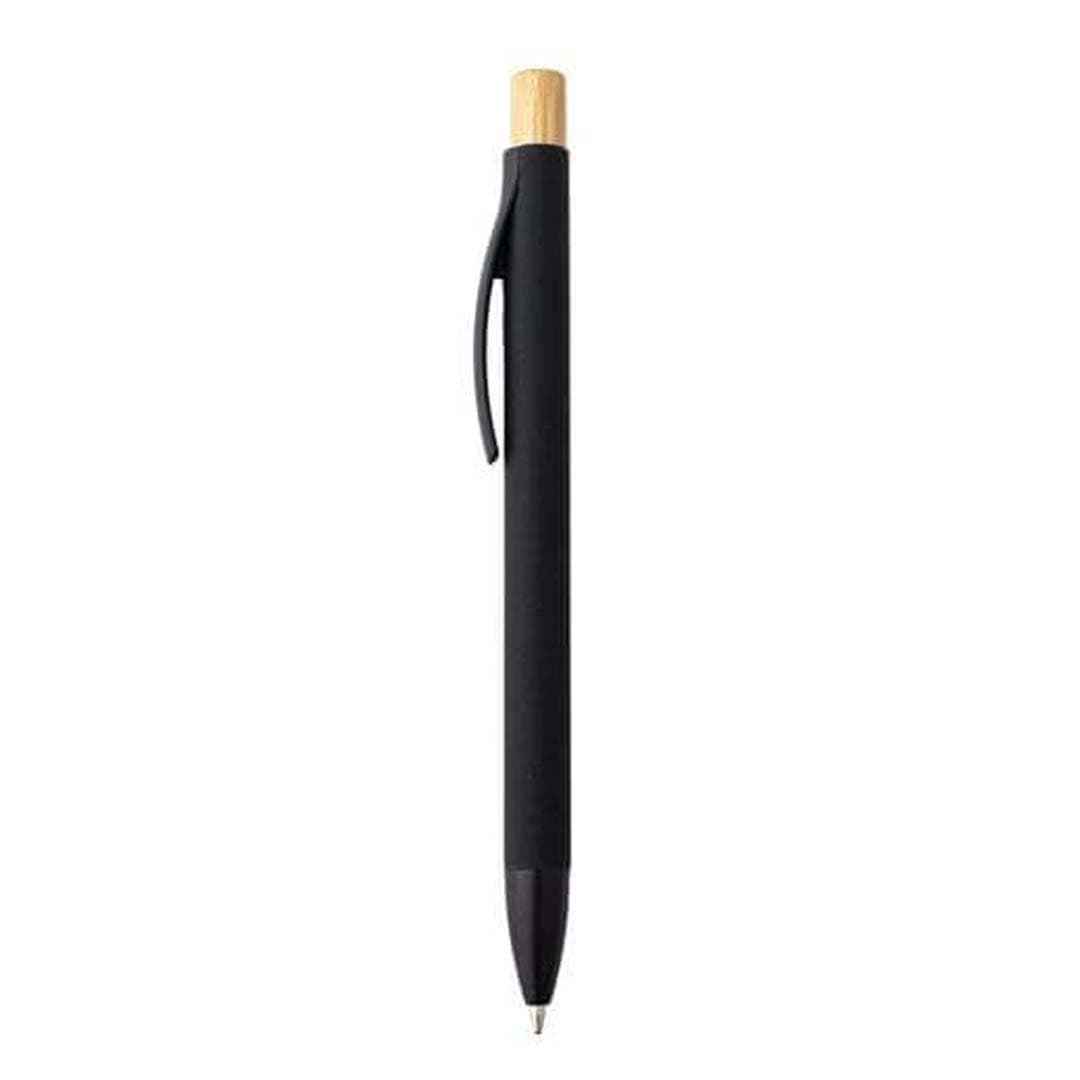 BOLT - Aluminium Push Action Ballpen - Black detail 4