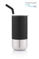 BORCULO - CHANGE Collection Insulated Tumbler with Reusable Straw Black
