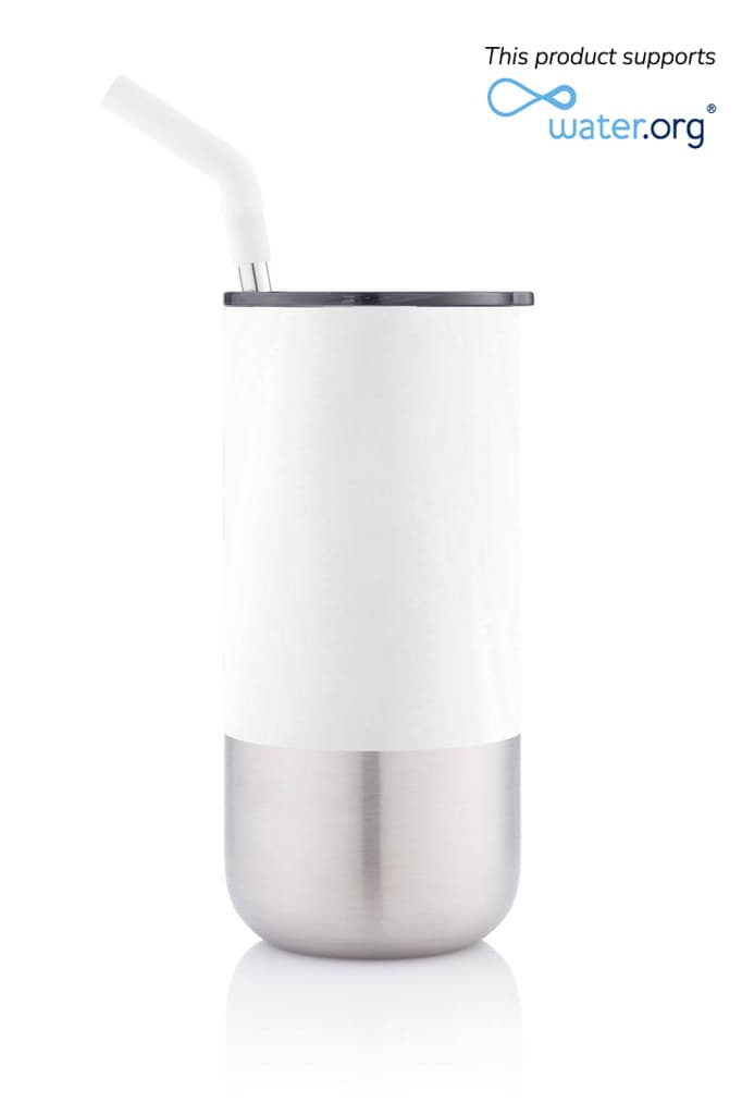 BORCULO - CHANGE Collection Insulated Tumbler with Reusable Straw - Black detail 6