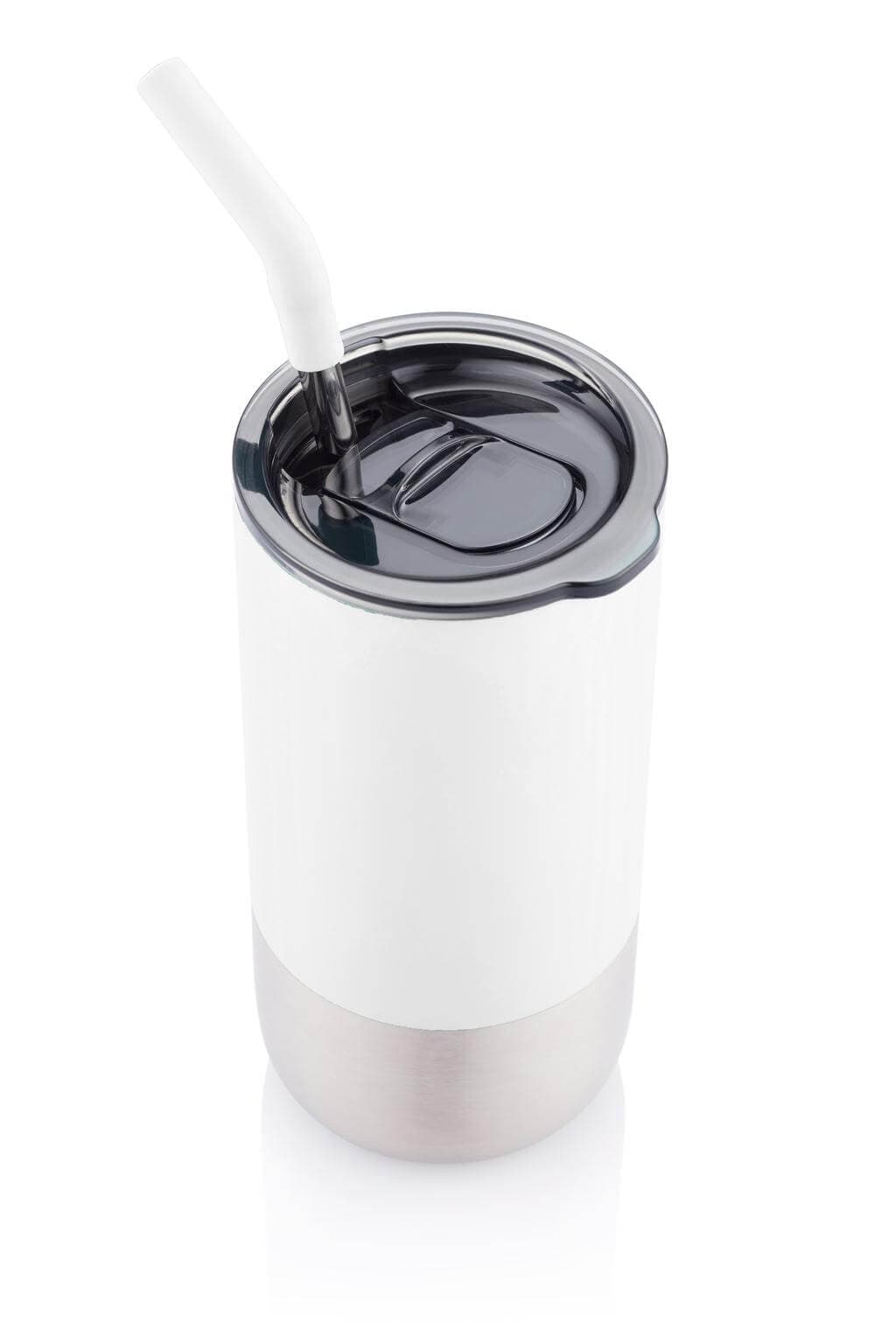 BORCULO - CHANGE Collection Insulated Tumbler with Reusable Straw - Black detail 7
