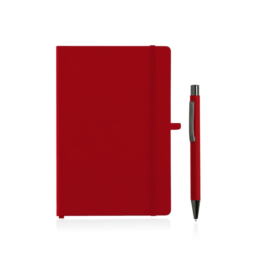 BORNA - Giftology A5 Hard Cover Notebook and Pen Set - Black detail 5