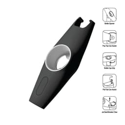 BOTTO - Giftology 5-in-1 Multi-functional Bottle Opener Black