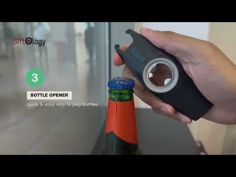 BOTTO - Giftology 5-in-1 Multi-functional Bottle Opener - Black detail 2
