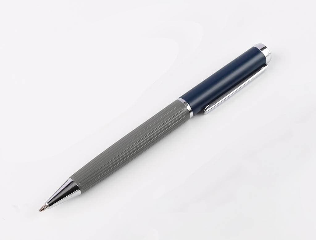 BRAKEL - Metal Pen - Blue/Grey detail 2