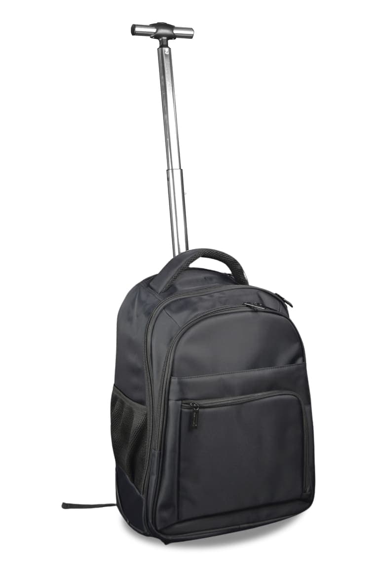 BREE - SANTHOME 2 Wheels Trolley Backpack - Black detail 3