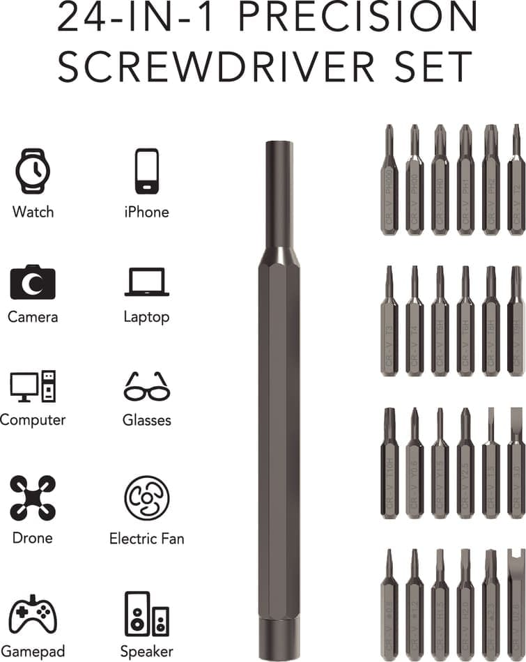BREVIK - 24-in-1 Precision Screwdriver Set detail 4
