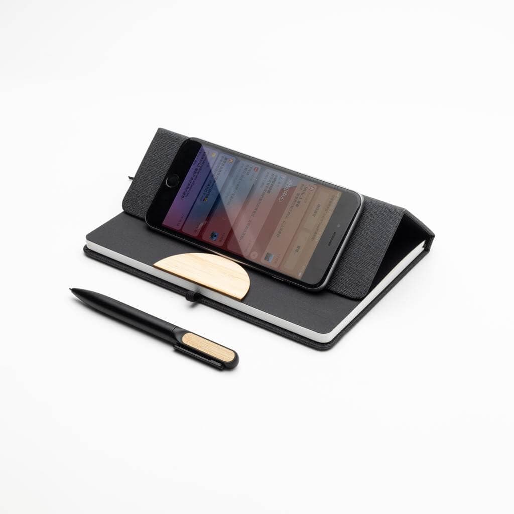 BUNDE - Set of A5 Notebook and Pen with Bamboo Element detail 7