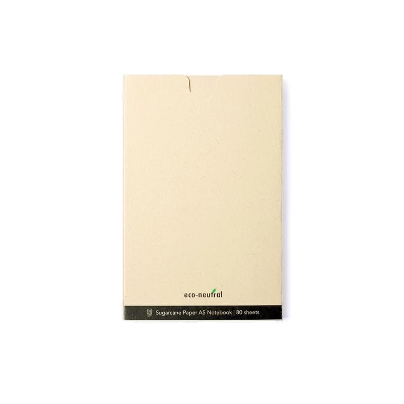 BUREN - eco-neutral Sugarcane Paper A5 Notebook - Black detail 6